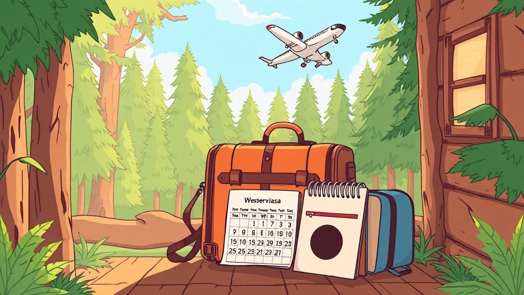 항공권 & 숙박, 언제 예약해야 이득? (cartoon 스타일)