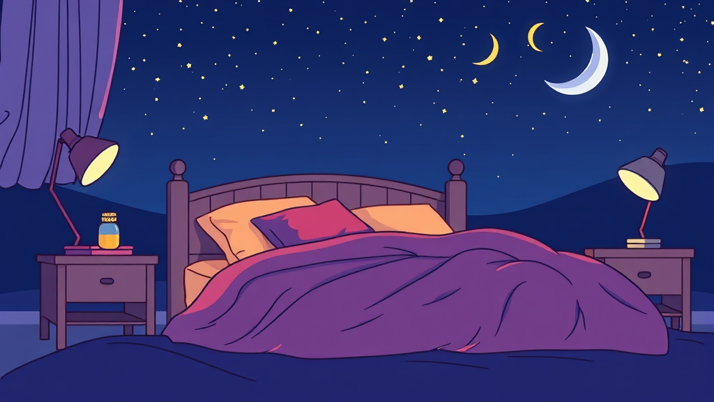 불면증 해결 A to Z 6 수면제 vs 멜라토닌 비교 (illustration 스타일)
