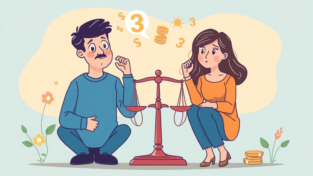 양육비 변경 사유: 특별한 경우와 법원 적용 (illustration 스타일)