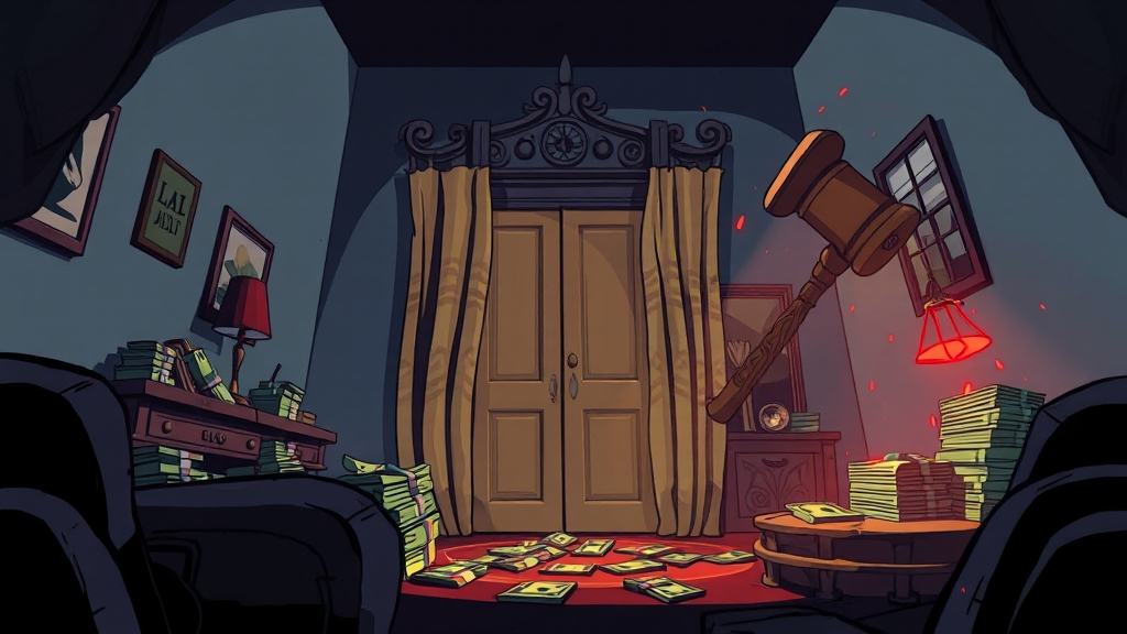 LH 비위 적발, 무슨 일? (cartoon 스타일)