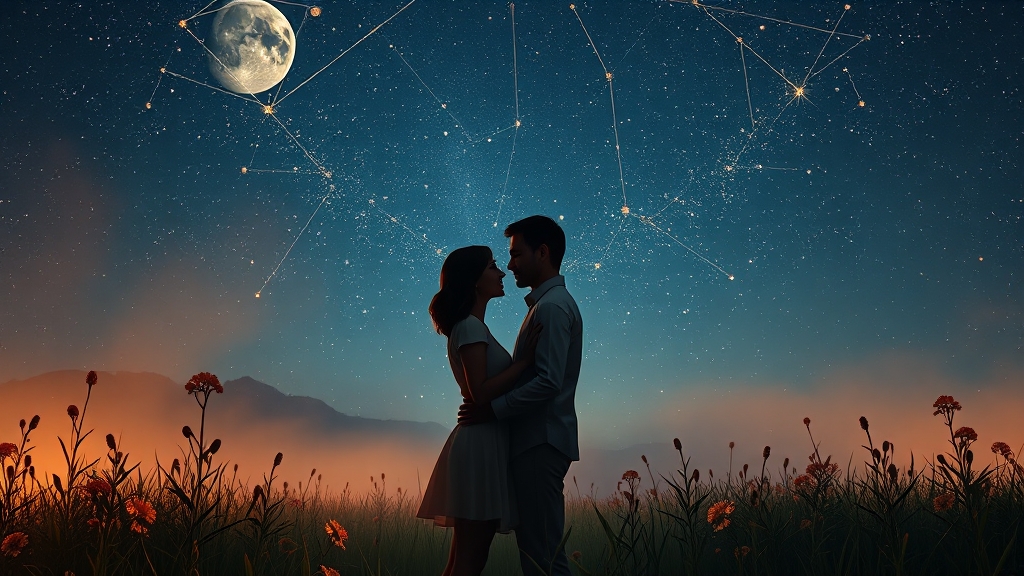 별자리 궁합, 왜 알아야 할까? (realistic 스타일)