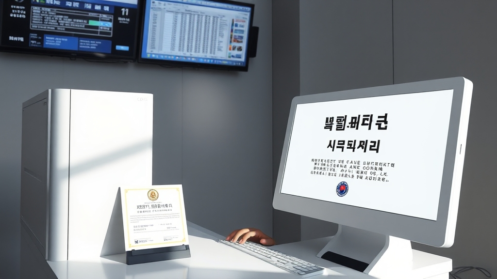 법원 사건번호 조회 방법 (realistic 스타일)