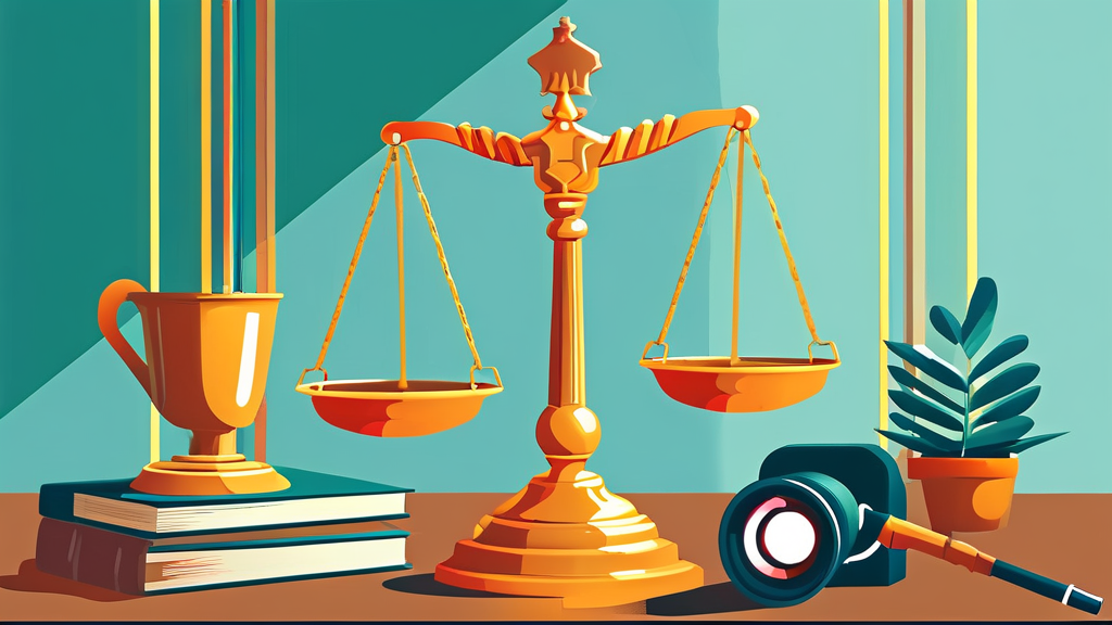 공직 후보 평가 기준과 전문성 문제 (illustration 스타일)