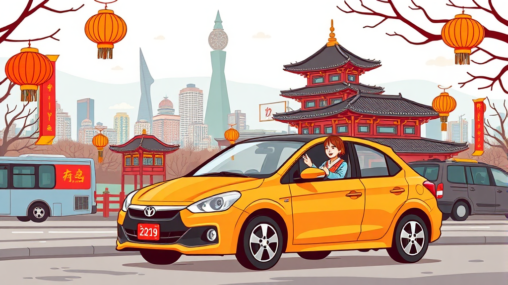 설 연휴 무료 주차 활용 팁 (cartoon 스타일)