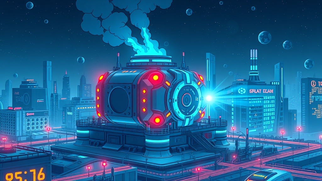 주요 원자력 기업 심층 분석 (illustration 스타일)