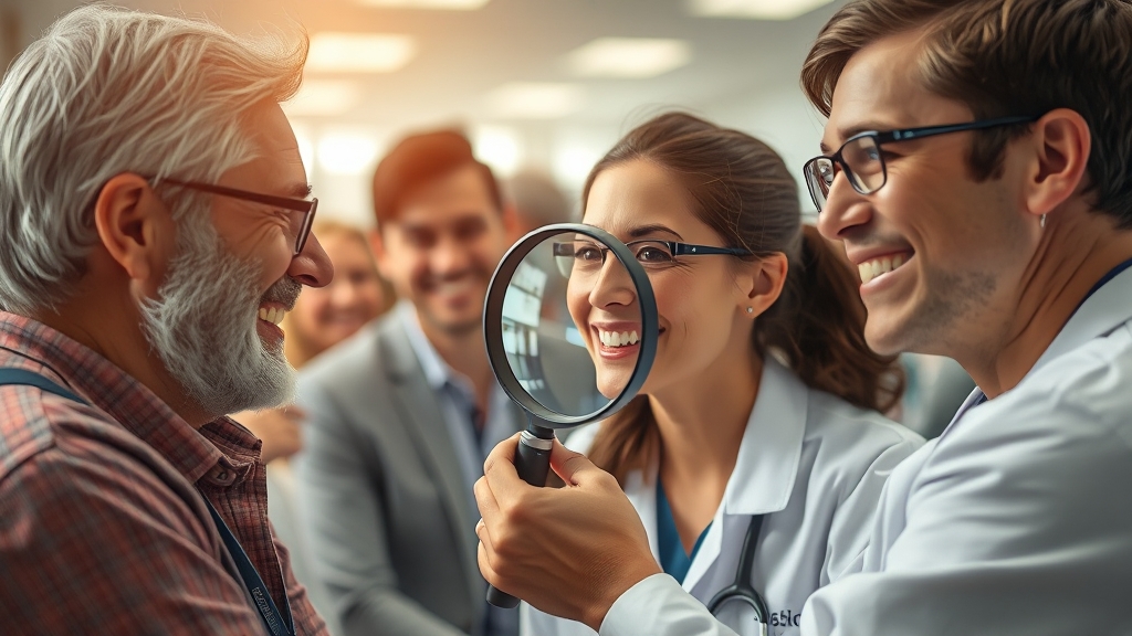 검진 대상 및 조회 (realistic 스타일)