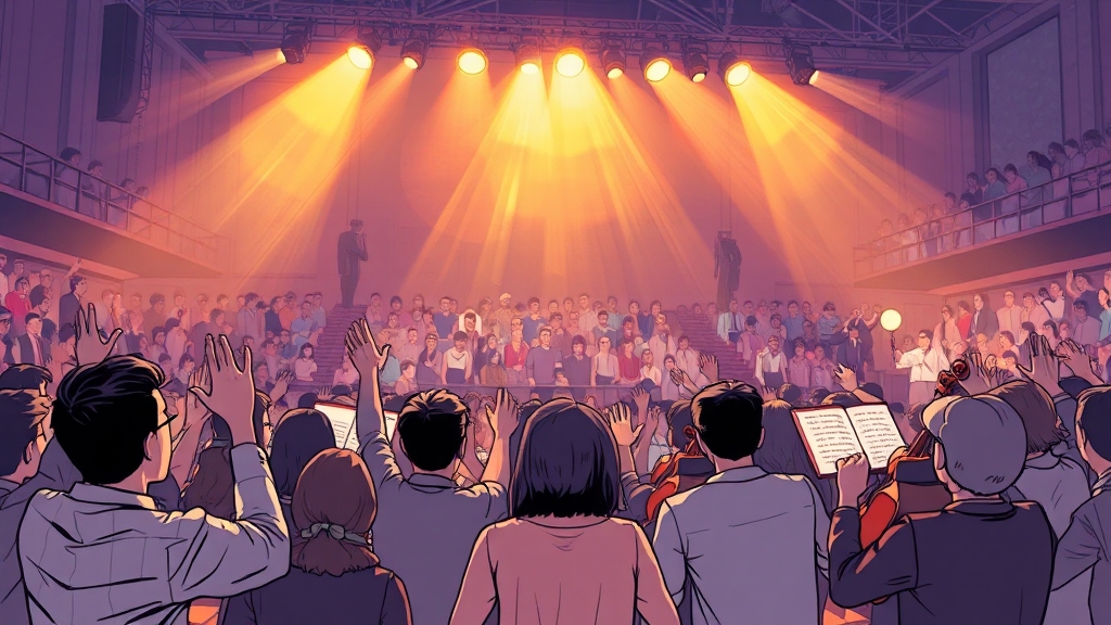 조용필 콘서트 관련 Q&A (illustration 스타일)