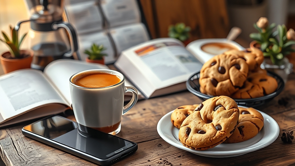 집에서 파듬뿍 라떼 만들기! (realistic 스타일)