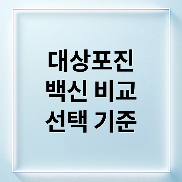 대상포진
백신 비교
선택 기준 (대상포진 백신 10년 예방효과)
