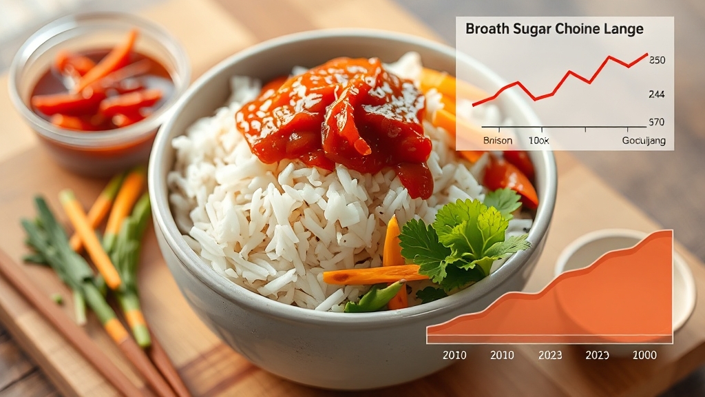 재료별 혈당 영향 비교 (realistic 스타일)
