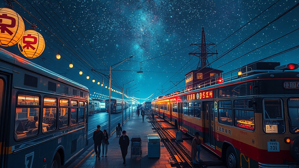 교통 및 주차 정보 (realistic 스타일)