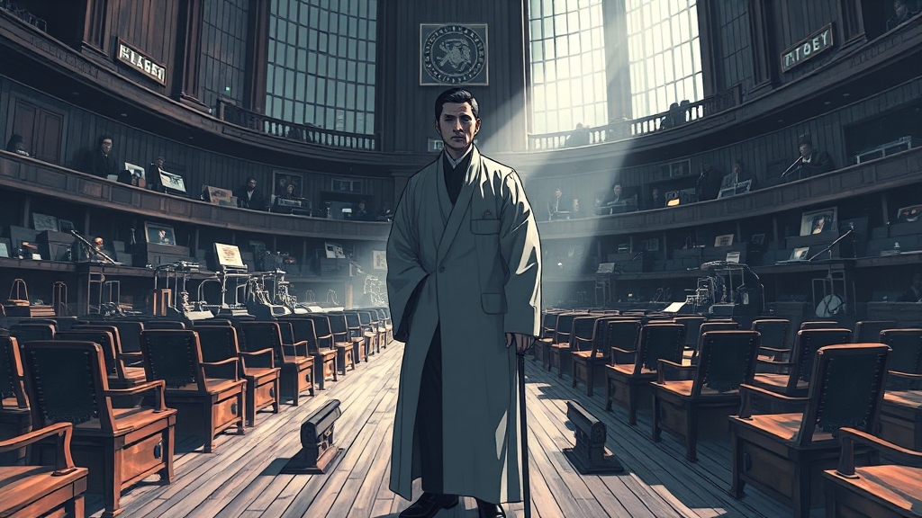 조국 관련 사건: 재판 과정 요약 (illustration 스타일)