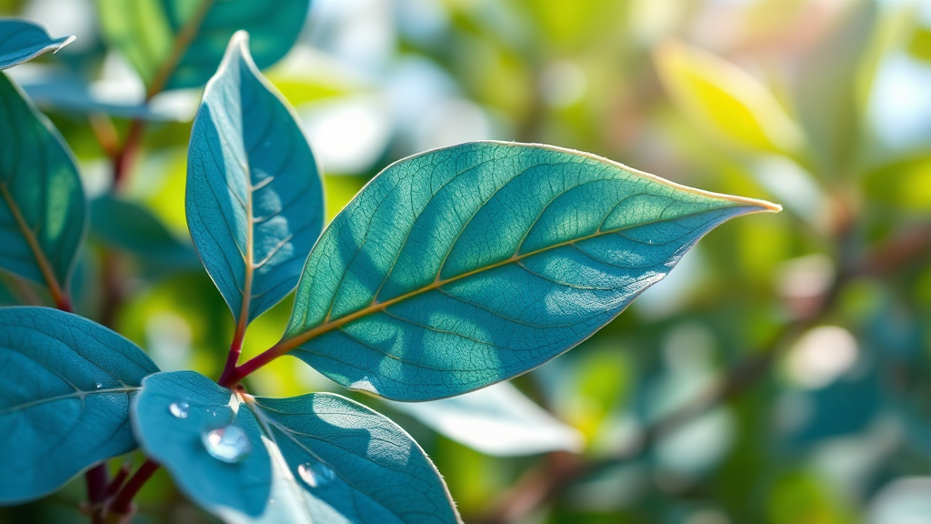 삼백초 추출물의 주요 효능 (realistic 스타일)