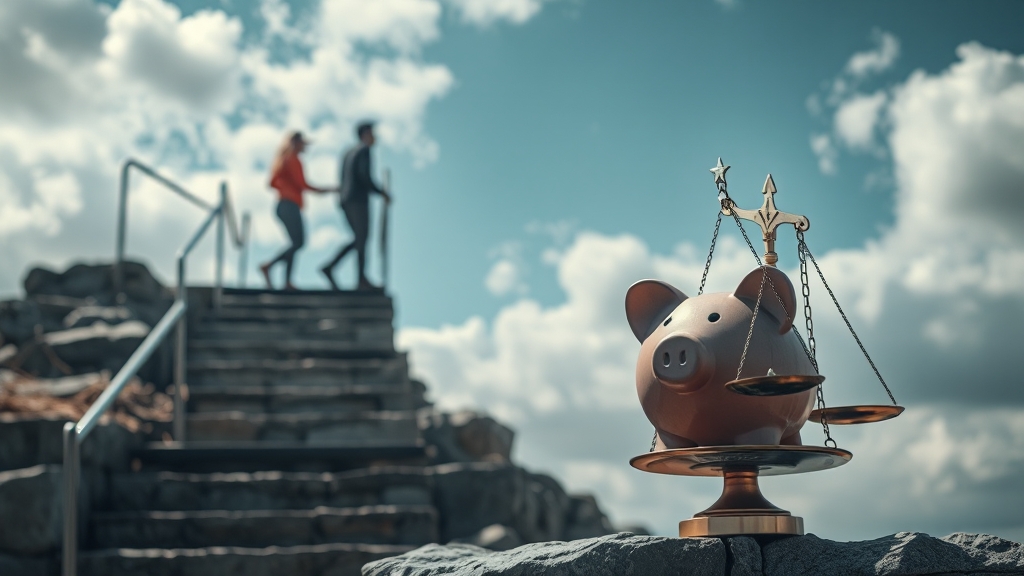 청년도약계좌 vs 청년미래적금 (realistic 스타일)