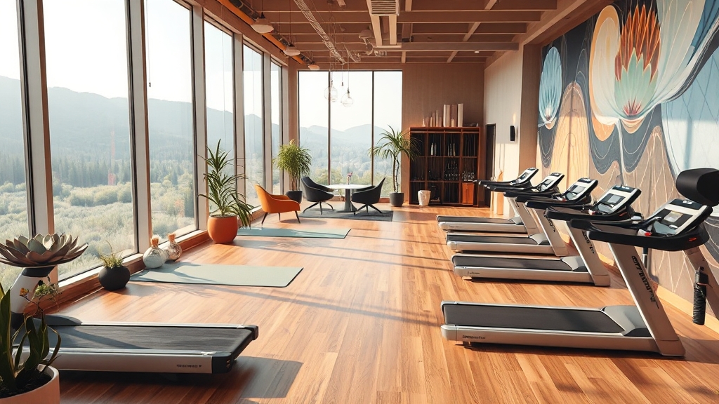 커뮤니티 시설 및 상업 시설 (realistic 스타일)