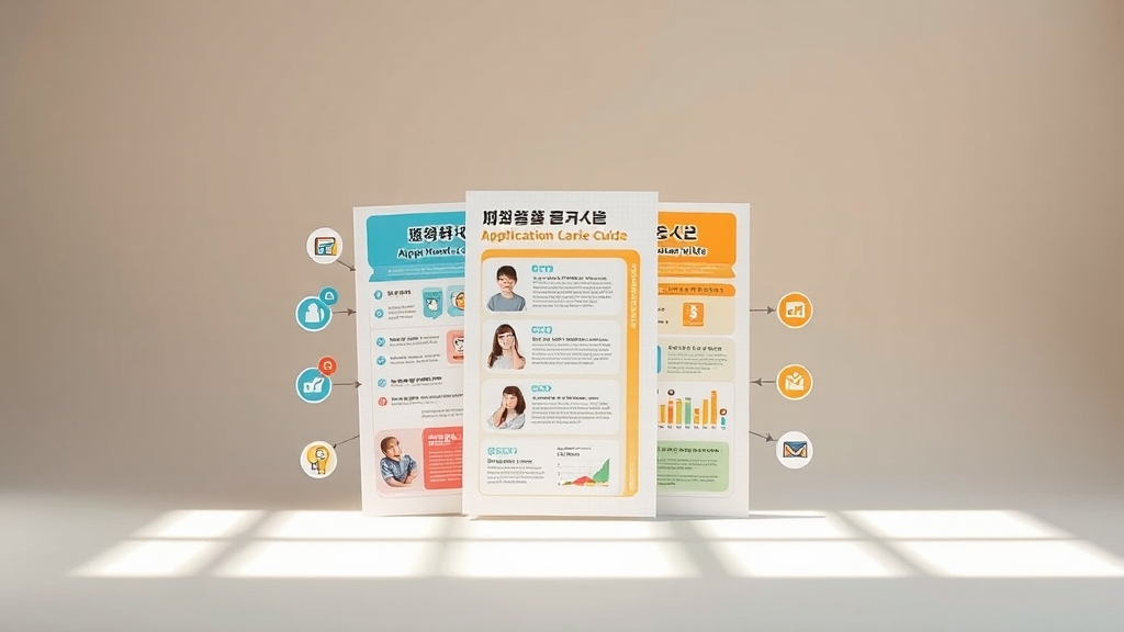 신청 방법 및 절차 (realistic 스타일)