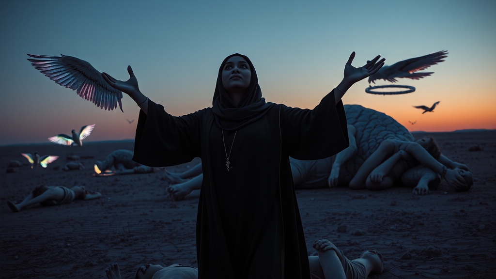 악의 세력 심층 분석: 트웰브 속 인물들 (realistic 스타일)