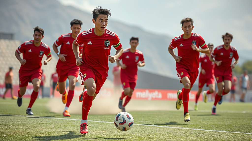 홍명보 감독의 전략 (realistic 스타일)