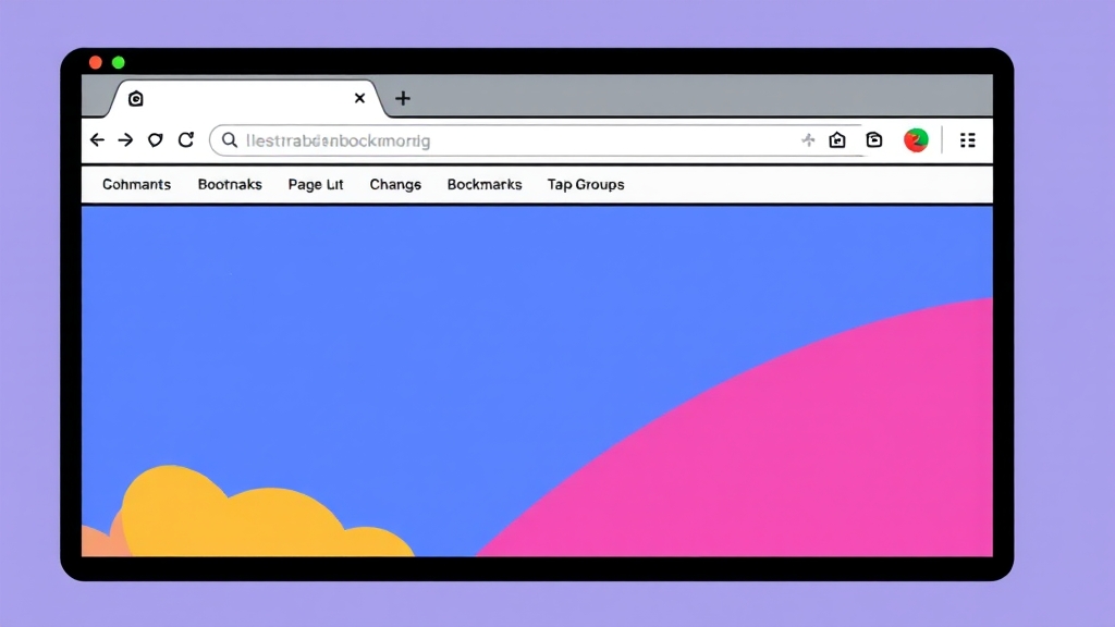 웹 서핑 생산성 향상 노하우 (cartoon 스타일)