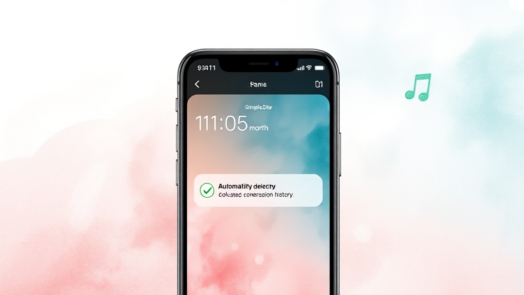 자동 삭제 설정으로 편리하게 (watercolor 스타일)