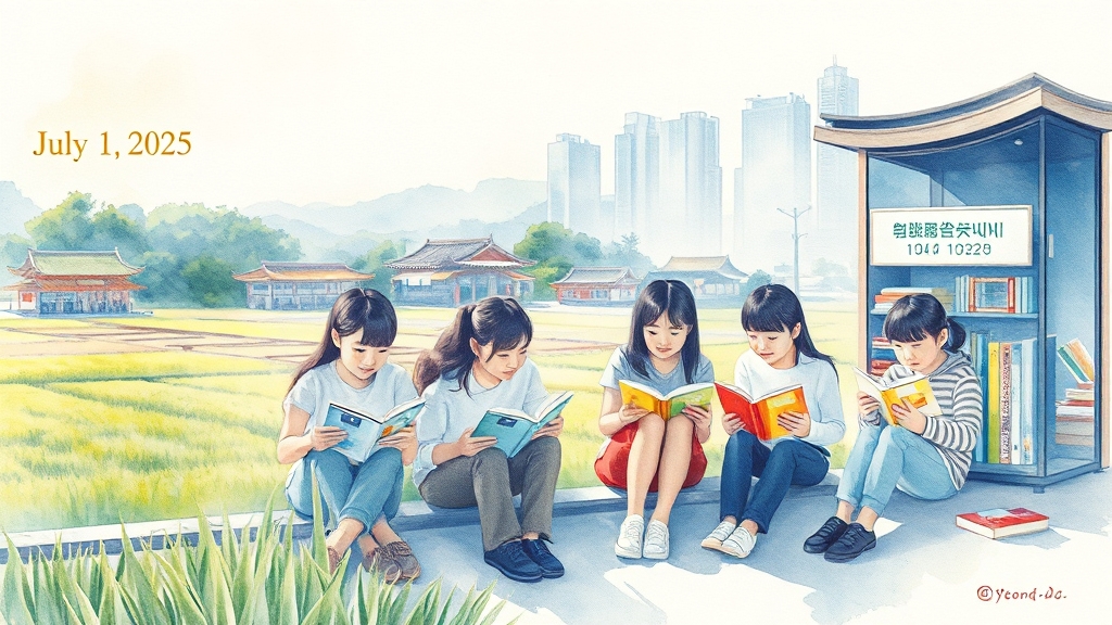 독서포인트제, 왜 좋을까? (watercolor 스타일)