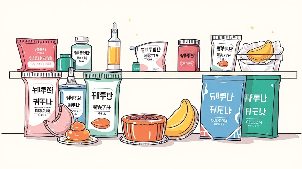 콘딤젤, 어디서 살 수 있을까요? (illustration 스타일)