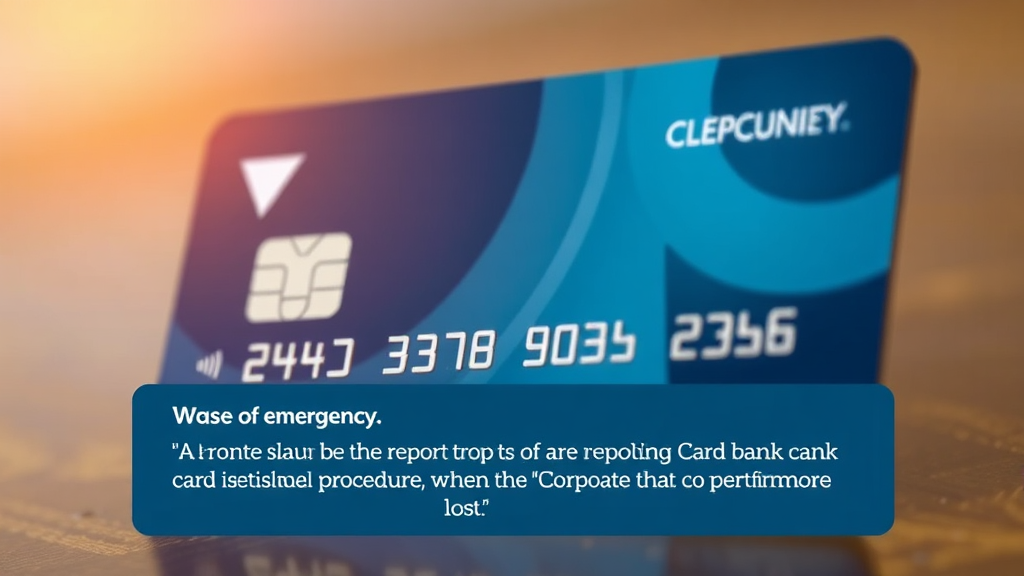 분실 신고 및 긴급 상황 발생 시 대처 방법 (realistic 스타일)