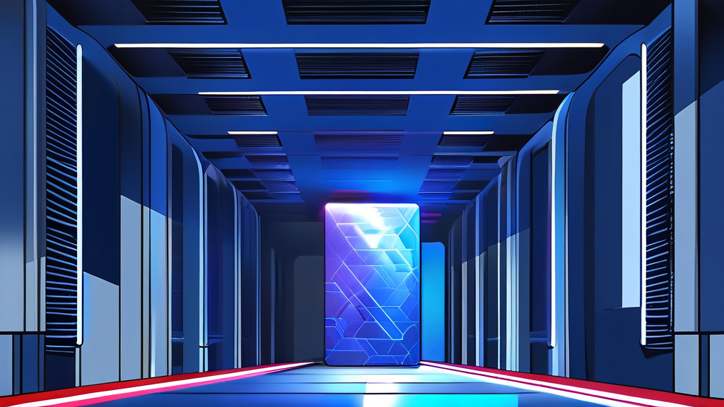 미래를 향한 SK하이닉스의 행보와 변수 (illustration 스타일)