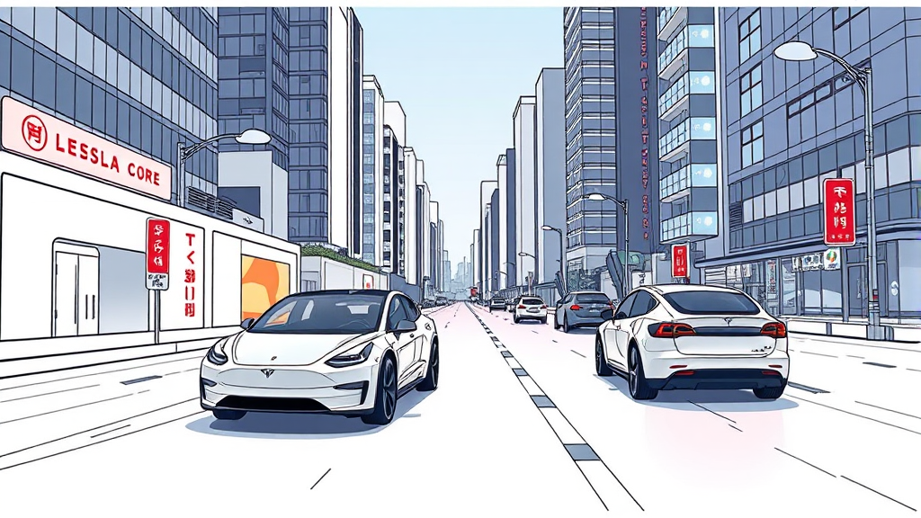 FSD 한국 출시 현황 및 전망 (illustration 스타일)