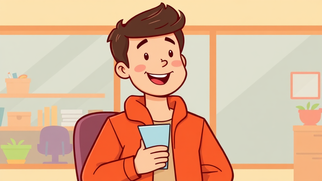 자영업자 실업급여 조건 (cartoon 스타일)