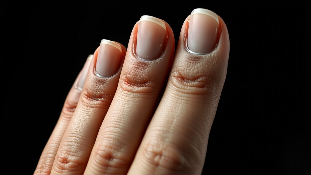 손톱 검은 세로줄, 원인 분석 (realistic 스타일)