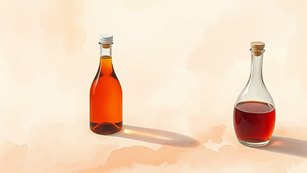 사케 종류별 특징 (watercolor 스타일)