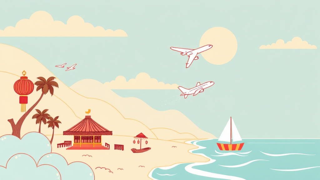 항공권 & 숙박 예약 꿀팁 (illustration 스타일)