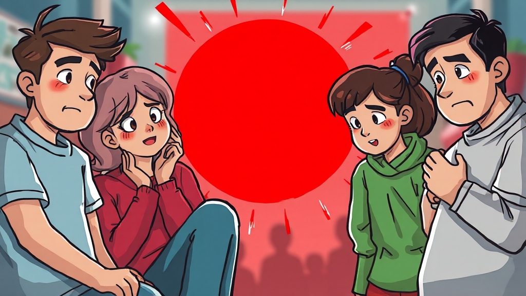 A형 독감 주요 증상 (cartoon 스타일)