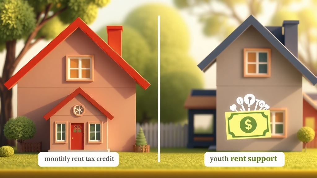 월세 세액공제와 다른 주거 지원 제도는? (realistic 스타일)