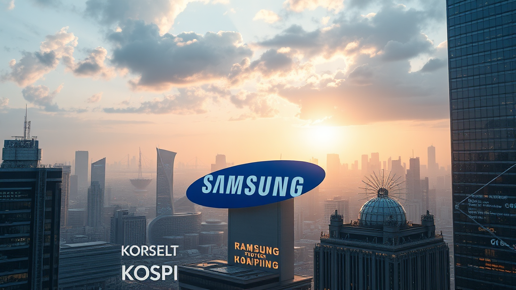 시총 1000조, 의미는? (realistic 스타일)