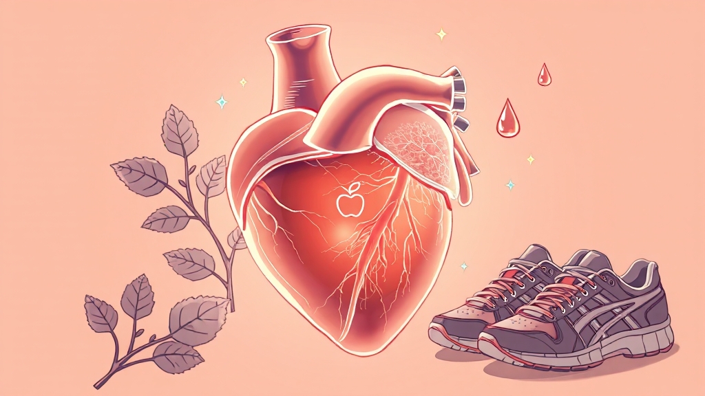 건강한 심장을 위해! (illustration 스타일)