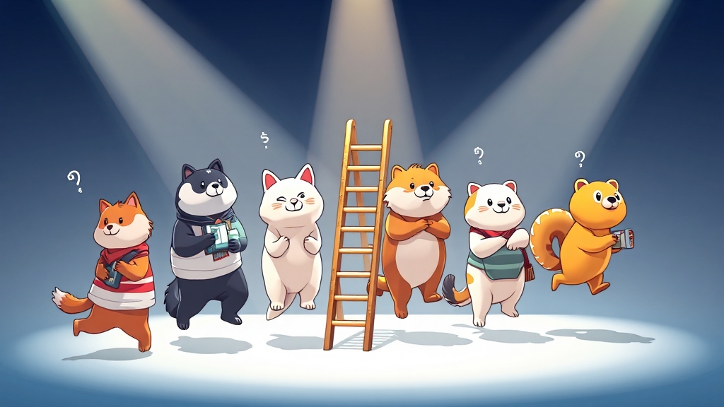 사다리타기, 어떻게 참여할까? (illustration 스타일)