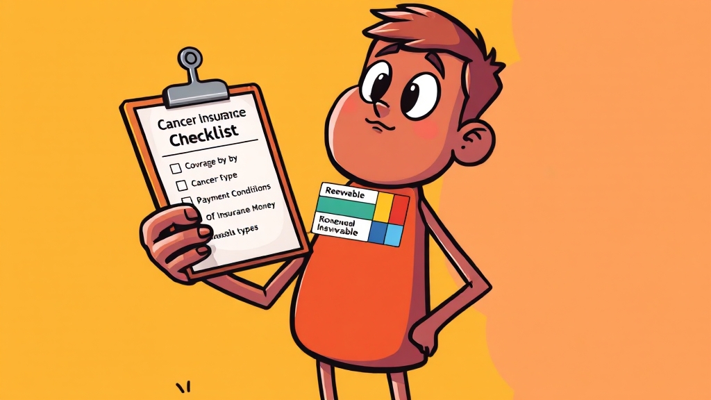 가입 전 필수 체크리스트 (cartoon 스타일)