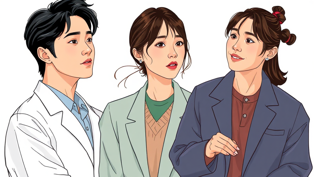 주세빈의 주요 출연 작품 분석 (illustration 스타일)