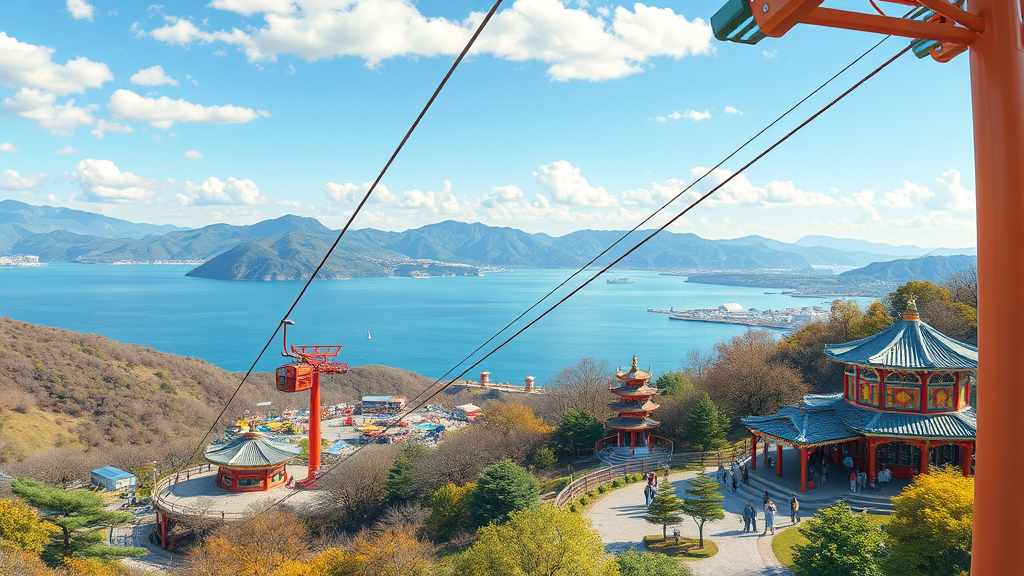 왕피천 공원 및 주변 명소 탐방 (realistic 스타일)