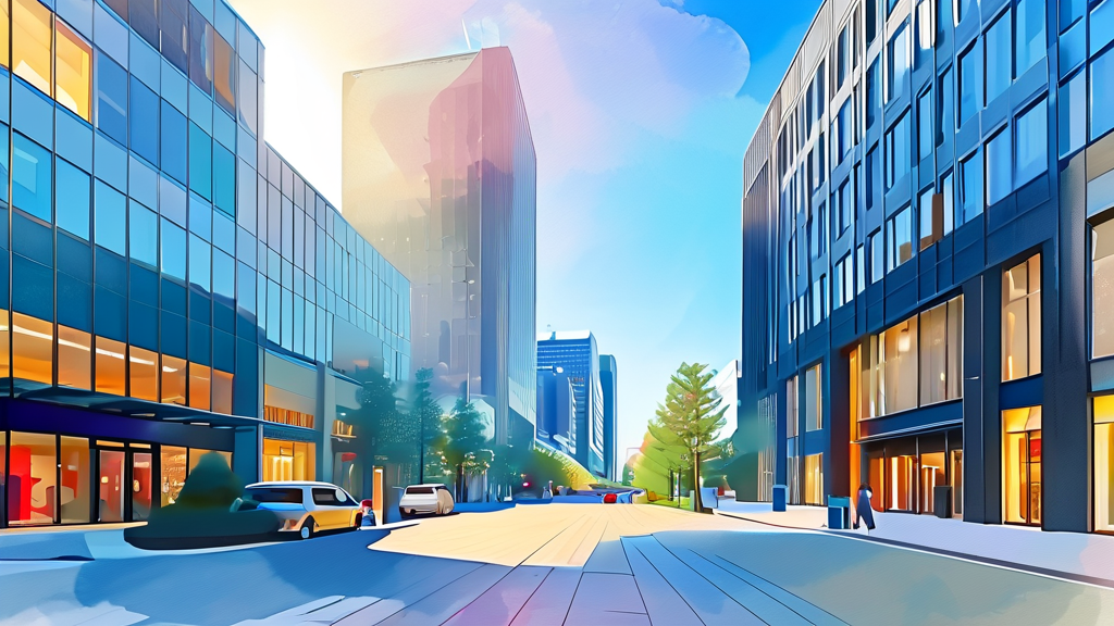 최고의 위치와 편리함: 이케부쿠로의 중심 (watercolor 스타일)