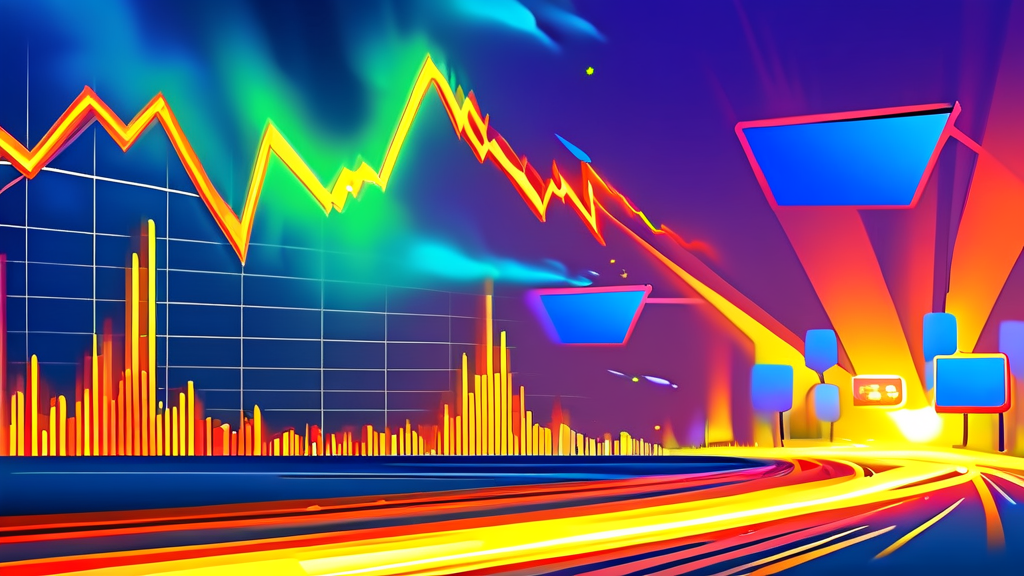 시장 활기 분석: 거래량 급증의 배경 (cartoon 스타일)