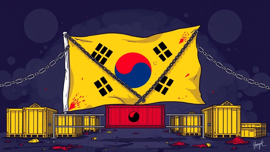 주요 국가 관세 정책 변화 (cartoon 스타일)