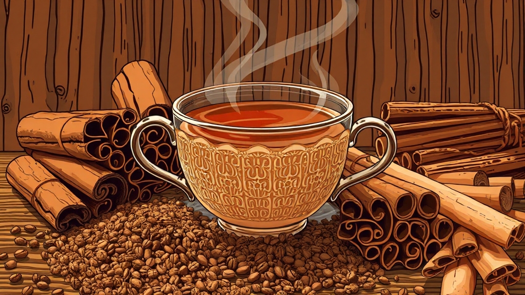 계피, 종류별로 뭐가 다를까? (illustration 스타일)