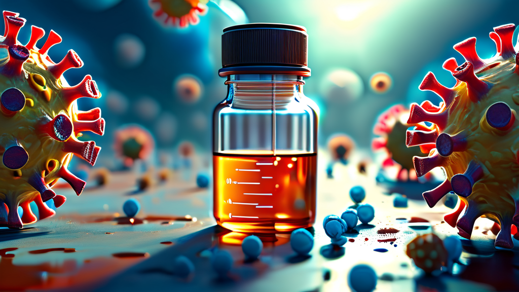 코로나19 진단 관련주: 변이 바이러스 확산에 따른 급등 배경 (realistic 스타일)