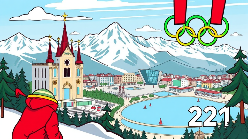 밀라노·코르티나 올림픽 개요 (cartoon 스타일)