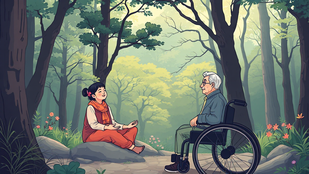 횡성숲체원 개요: 힐링 명소 완벽 가이드 (illustration 스타일)