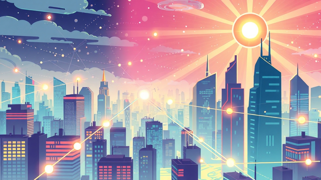 양자 암호 기술의 미래 (cartoon 스타일)