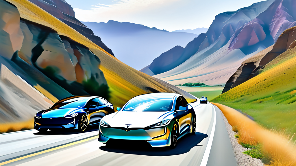 아이오닉 9 플레오스, 경쟁 모델은 누구? (watercolor 스타일)